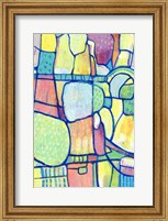 Stained Glass Composition I Fine Art Print