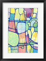 Stained Glass Composition I Fine Art Print