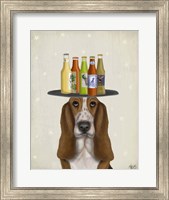 Basset Hound Beer Lover Fine Art Print
