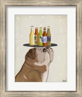 English Bulldog Beer Lover Fine Art Print