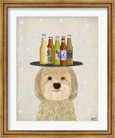 Labradoodle Blonde Beer Lover Fine Art Print