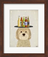 Labradoodle Blonde Beer Lover Fine Art Print