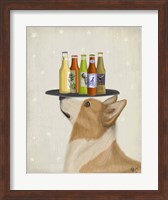 Corgi Tan White Beer Lover Fine Art Print