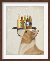 Corgi Tan White Beer Lover Fine Art Print