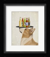 Corgi Tan White Beer Lover Fine Art Print