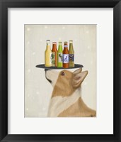 Corgi Tan White Beer Lover Fine Art Print