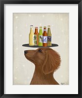 Dachshund Tan Beer Lover Fine Art Print
