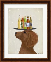 Dachshund Tan Beer Lover Fine Art Print