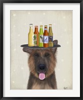 German Shepherd Beer Lover Fine Art Print