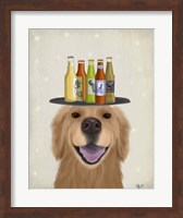 Golden Retriever Beer Lover Fine Art Print