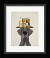 Great Dane Blue Beer Lover Fine Art Print