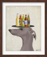 Greyhound Grey Beer Lover Fine Art Print