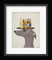 Greyhound Grey Beer Lover Fine Art Print