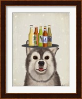 Husky 1 Beer Lover Fine Art Print
