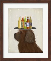 Labradoodle Brown 2 Beer Lover Fine Art Print