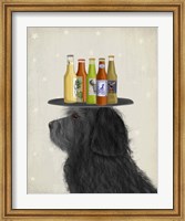 Labradoodle Black 2 Beer Lover Fine Art Print