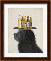Labradoodle Black 2 Beer Lover Fine Art Print