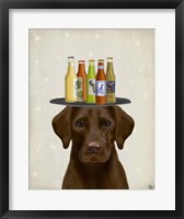 Labrador Yellow Beer Lover Fine Art Print