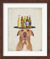 Pit Bull Beer Lover Fine Art Print