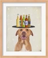 Pit Bull Beer Lover Fine Art Print