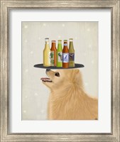 Pomeranian Yellow Beer Lover Fine Art Print