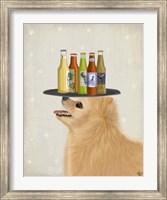 Pomeranian Yellow Beer Lover Fine Art Print