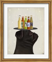 Pug Black Beer Lover Fine Art Print