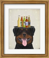 Rottweiler Beer Lover Fine Art Print