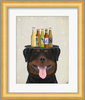 Rottweiler Beer Lover Fine Art Print