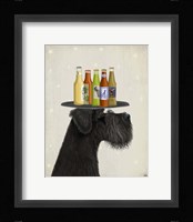 Schnauzer Black Beer Lover Fine Art Print
