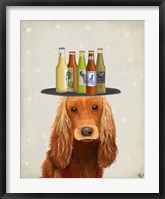 Cocker Spaniel Golden Beer Lover Fine Art Print
