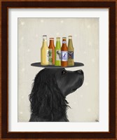 Cocker Spaniel Black Beer Lover Fine Art Print