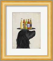 Cocker Spaniel Black Beer Lover Fine Art Print