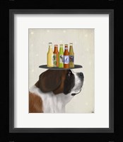 St Bernard Beer Lover Fine Art Print