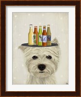 West Highland Terrier Beer Lover Fine Art Print