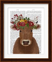 Cow Bohemian 1 Book Print Fine Art Print