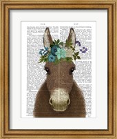 Donkey Bohemian 3 Book Print Fine Art Print