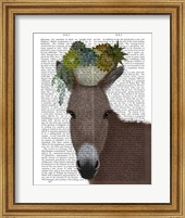 Donkey Succulent Book Print Fine Art Print