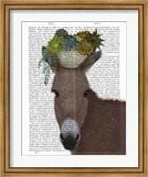 Donkey Succulent Book Print Fine Art Print