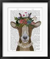 Goat Bohemian 3 Book Print Fine Art Print