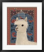 Llama and Birdcage Fine Art Print
