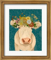 Cow Cream Bohemian 1 Fine Art Print