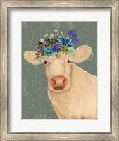 Cow Cream Bohemian 2 Fine Art Print