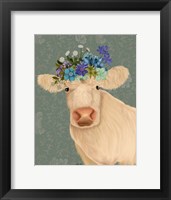 Cow Cream Bohemian 2 Fine Art Print