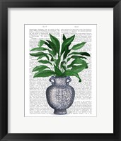 Chinoiserie Vase 2, With Plant Book Print Fine Art Print