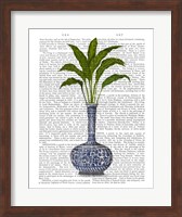 Chinoiserie Vase 3, With Plant Book Print Fine Art Print