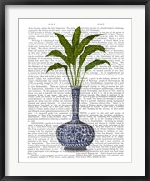 Chinoiserie Vase 3, With Plant Book Print Fine Art Print