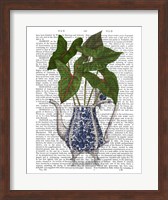 Chinoiserie Vase 4, With Plant Book Print Fine Art Print