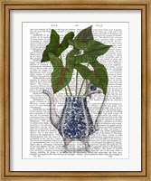 Chinoiserie Vase 4, With Plant Book Print Fine Art Print