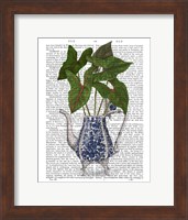 Chinoiserie Vase 4, With Plant Book Print Fine Art Print